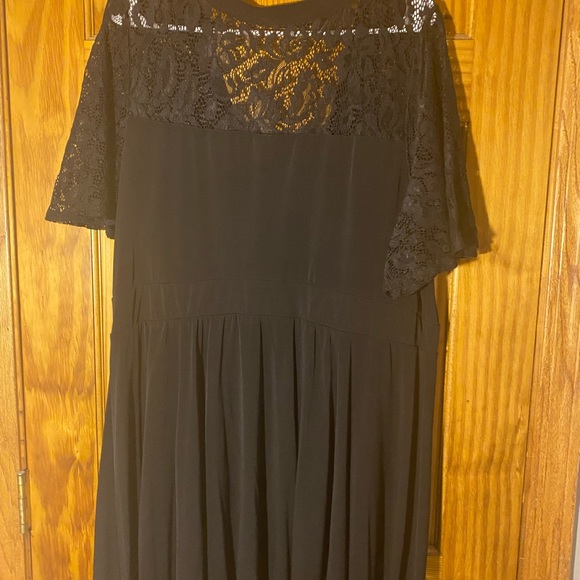 Torrid Black Fit and Flare with lace dress - Picture 5 of 5